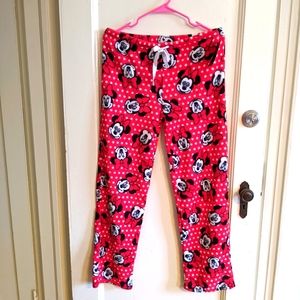 🌲Women's Disney Minnie mouse PJ Pants size L
